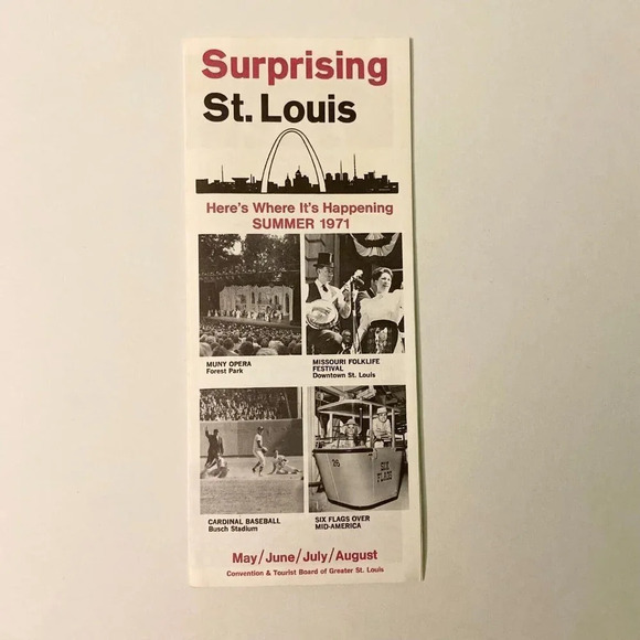 Vintage Summer 1971 Surprising St Louis Missouri Brochure Pamphlet Souvenir - Picture 13 of 13